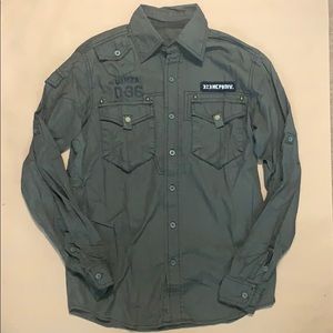 Modern culture military button down